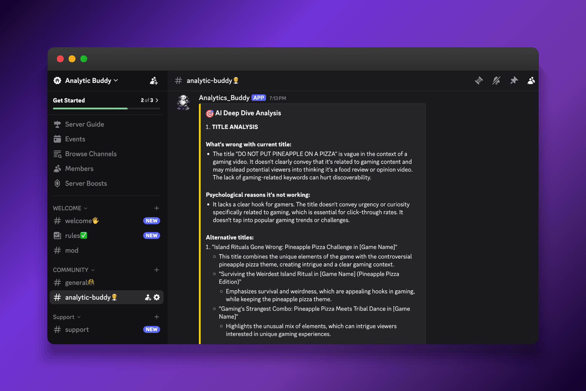 Analytics Buddy Dashboard